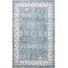 image:imageNourison Home Astra Machine Washable Blue 33 x 5 Area Rug  Easy Clean Non Shedding Bed Room Living Room Dining Room Kitchen 3 x 5Blue