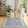image:imageNourison Home Astra Machine Washable Blue 33 x 5 Area Rug  Easy Clean Non Shedding Bed Room Living Room Dining Room Kitchen 3 x 5Blue