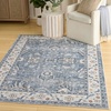 image:imageNourison Home Astra Machine Washable Blue 33 x 5 Area Rug  Easy Clean Non Shedding Bed Room Living Room Dining Room Kitchen 3 x 5Blue