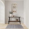 image:imageNourison Home Astra Machine Washable Blue 33 x 5 Area Rug  Easy Clean Non Shedding Bed Room Living Room Dining Room Kitchen 3 x 5Denim