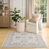 image:imageNourison Home Astra Machine Washable Blue 33 x 5 Area Rug  Easy Clean Non Shedding Bed Room Living Room Dining Room Kitchen 3 x 5Grey