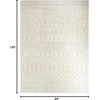 image:imageNourison Home Astra Machine Washable Blue 33 x 5 Area Rug  Easy Clean Non Shedding Bed Room Living Room Dining Room Kitchen 3 x 5Ivory