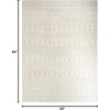 image:imageNourison Home Astra Machine Washable Blue 33 x 5 Area Rug  Easy Clean Non Shedding Bed Room Living Room Dining Room Kitchen 3 x 5Ivory