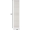 image:imageNourison Home Astra Machine Washable Blue 33 x 5 Area Rug  Easy Clean Non Shedding Bed Room Living Room Dining Room Kitchen 3 x 5Ivory