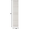 image:imageNourison Home Astra Machine Washable Blue 33 x 5 Area Rug  Easy Clean Non Shedding Bed Room Living Room Dining Room Kitchen 3 x 5Ivory