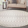 image:imageNourison Home Astra Machine Washable Blue 33 x 5 Area Rug  Easy Clean Non Shedding Bed Room Living Room Dining Room Kitchen 3 x 5Ivory