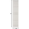 image:imageNourison Home Astra Machine Washable Blue 33 x 5 Area Rug  Easy Clean Non Shedding Bed Room Living Room Dining Room Kitchen 3 x 5Ivory