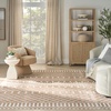 image:imageNourison Home Astra Machine Washable Blue 33 x 5 Area Rug  Easy Clean Non Shedding Bed Room Living Room Dining Room Kitchen 3 x 5Taupe