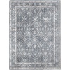 image:imageNourison Home Astra Machine Washable Gold Grey 53 x 7 Area Rug  Easy Clean Non Shedding Bed Room Living Room Dining Room Kitchen 5 x 7Dark Blue
