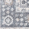 image:imageNourison Home Astra Machine Washable Gold Grey 53 x 7 Area Rug  Easy Clean Non Shedding Bed Room Living Room Dining Room Kitchen 5 x 7Dark Blue