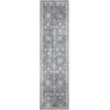 image:imageNourison Home Astra Machine Washable Gold Grey 53 x 7 Area Rug  Easy Clean Non Shedding Bed Room Living Room Dining Room Kitchen 5 x 7Dark Blue