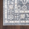image:imageNourison Home Astra Machine Washable Gold Grey 53 x 7 Area Rug  Easy Clean Non Shedding Bed Room Living Room Dining Room Kitchen 5 x 7Dark Blue