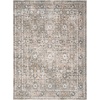 image:imageNourison Home Astra Machine Washable Gold Grey 53 x 7 Area Rug  Easy Clean Non Shedding Bed Room Living Room Dining Room Kitchen 5 x 7Gold Grey