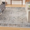 image:imageNourison Home Astra Machine Washable Gold Grey 53 x 7 Area Rug  Easy Clean Non Shedding Bed Room Living Room Dining Room Kitchen 5 x 7Ivory Blue