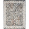 image:imageNourison Home Astra Machine Washable Gold Grey 53 x 7 Area Rug  Easy Clean Non Shedding Bed Room Living Room Dining Room Kitchen 5 x 7Ivory Multicolor