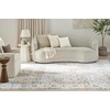 image:imageNourison Home Astra Machine Washable Gold Grey 53 x 7 Area Rug  Easy Clean Non Shedding Bed Room Living Room Dining Room Kitchen 5 x 7Silver Taupe
