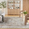 image:imageNourison Home Astra Machine Washable Gold Grey 53 x 7 Area Rug  Easy Clean Non Shedding Bed Room Living Room Dining Room Kitchen 5 x 7Silver Taupe