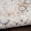 image:imageNourison Home Astra Machine Washable Gold Grey 53 x 7 Area Rug  Easy Clean Non Shedding Bed Room Living Room Dining Room Kitchen 5 x 7Silver Taupe