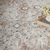 image:imageNourison Home Astra Machine Washable Gold Grey 53 x 7 Area Rug  Easy Clean Non Shedding Bed Room Living Room Dining Room Kitchen 5 x 7Silver Taupe