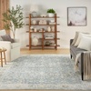 image:imageNourison Home Astra Machine Washable Gold Grey 53 x 7 Area Rug  Easy Clean Non Shedding Bed Room Living Room Dining Room Kitchen 5 x 7Teal Beige