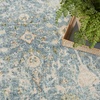 image:imageNourison Home Astra Machine Washable Gold Grey 53 x 7 Area Rug  Easy Clean Non Shedding Bed Room Living Room Dining Room Kitchen 5 x 7Teal Beige
