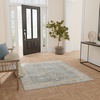 image:imageNourison Home Astra Machine Washable Gold Grey 53 x 7 Area Rug  Easy Clean Non Shedding Bed Room Living Room Dining Room Kitchen 5 x 7Teal Beige