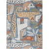 image:imageNourison Home Astra Machine Washable Ivory 33 x 5 Area Rug  Easy Clean Non Shedding Bed Room Living Room Dining Room Kitchen 3 x 5Multi Color