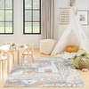 image:imageNourison Home Astra Machine Washable Ivory 33 x 5 Area Rug  Easy Clean Non Shedding Bed Room Living Room Dining Room Kitchen 3 x 5Multi Color