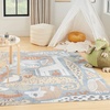 image:imageNourison Home Astra Machine Washable Ivory 33 x 5 Area Rug  Easy Clean Non Shedding Bed Room Living Room Dining Room Kitchen 3 x 5Multi Color