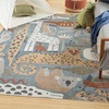 image:imageNourison Home Astra Machine Washable Ivory 33 x 5 Area Rug  Easy Clean Non Shedding Bed Room Living Room Dining Room Kitchen 3 x 5Multi Color