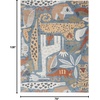 image:imageNourison Home Astra Machine Washable Ivory 33 x 5 Area Rug  Easy Clean Non Shedding Bed Room Living Room Dining Room Kitchen 3 x 5Multi Color