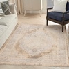 image:imageNourison Home Astra Machine Washable Ivory Blue 33 x 5 Area Rug  Easy Clean Non Shedding Bed Room Living Room Dining Room Kitchen 3 x 5Beige