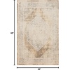 image:imageNourison Home Astra Machine Washable Ivory Blue 33 x 5 Area Rug  Easy Clean Non Shedding Bed Room Living Room Dining Room Kitchen 3 x 5Beige