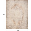image:imageNourison Home Astra Machine Washable Ivory Blue 33 x 5 Area Rug  Easy Clean Non Shedding Bed Room Living Room Dining Room Kitchen 3 x 5Beige