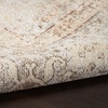 image:imageNourison Home Astra Machine Washable Ivory Blue 33 x 5 Area Rug  Easy Clean Non Shedding Bed Room Living Room Dining Room Kitchen 3 x 5Beige