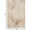 image:imageNourison Home Astra Machine Washable Ivory Blue 33 x 5 Area Rug  Easy Clean Non Shedding Bed Room Living Room Dining Room Kitchen 3 x 5Beige