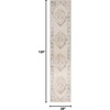image:imageNourison Home Astra Machine Washable Ivory Blue 33 x 5 Area Rug  Easy Clean Non Shedding Bed Room Living Room Dining Room Kitchen 3 x 5Ivory Blue
