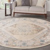 image:imageNourison Home Astra Machine Washable Ivory Blue 33 x 5 Area Rug  Easy Clean Non Shedding Bed Room Living Room Dining Room Kitchen 3 x 5Ivory Blue