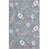image:imageNourison Home Astra Machine Washable Ivory Multicolor 33 x 5 Area Rug  Easy Clean Non Shedding Bed Room Living Room Dining Room Kitchen 3 x 5Blue Multicolor