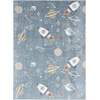 image:imageNourison Home Astra Machine Washable Ivory Multicolor 33 x 5 Area Rug  Easy Clean Non Shedding Bed Room Living Room Dining Room Kitchen 3 x 5Blue Multicolor