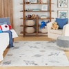 image:imageNourison Home Astra Machine Washable Ivory Multicolor 33 x 5 Area Rug  Easy Clean Non Shedding Bed Room Living Room Dining Room Kitchen 3 x 5Ivory Multicolor