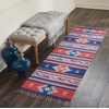 image:imageNourison Home Baja Blue Red 36 x 56 Area Rug  Easy Clean Non Shedding Bed Room Living Room Dining Room Kitchen 4 x 6Blred