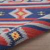 image:imageNourison Home Baja Blue Red 36 x 56 Area Rug  Easy Clean Non Shedding Bed Room Living Room Dining Room Kitchen 4 x 6Blred