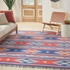 image:imageNourison Home Baja Blue Red 36 x 56 Area Rug  Easy Clean Non Shedding Bed Room Living Room Dining Room Kitchen 4 x 6Blred