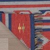 image:imageNourison Home Baja Blue Red 36 x 56 Area Rug  Easy Clean Non Shedding Bed Room Living Room Dining Room Kitchen 4 x 6Blred