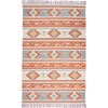 image:imageNourison Home Baja Blue Red 36 x 56 Area Rug  Easy Clean Non Shedding Bed Room Living Room Dining Room Kitchen 4 x 6IVGrey