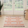 image:imageNourison Home Baja Blue Red 36 x 56 Area Rug  Easy Clean Non Shedding Bed Room Living Room Dining Room Kitchen 4 x 6IVGrey