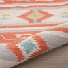 image:imageNourison Home Baja Blue Red 36 x 56 Area Rug  Easy Clean Non Shedding Bed Room Living Room Dining Room Kitchen 4 x 6IVGrey