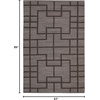 image:imageNourison Home Bbl3 Maze Ocean Rectangle Area Rug 3Feet 6Inches by 5Feet 6Inches 36 x 56Slate