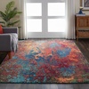 image:imageNourison Home Celestial Sealife 3 x 5 Area Rug  Easy Clean Non Shedding Bed Room Living Room Dining Room Kitchen 3 x 5Atlantic